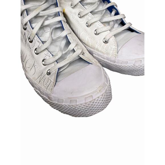 Converse Not A Chuck High Top Shoes White/Blue/Red Size 12 – Preowned - Picture 7 of 14